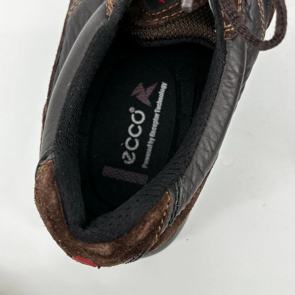 Ecco‎ Shoes Comfort Gel WallJogging  Brown Lace Up 1